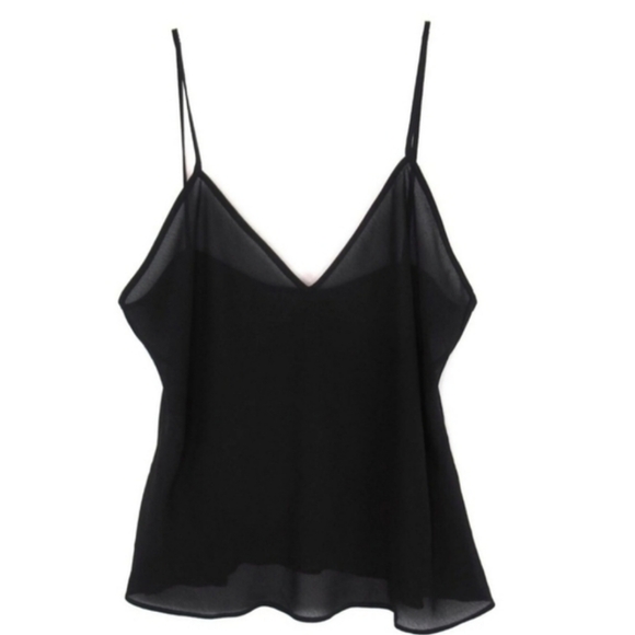 Lauren Ralph Lauren Tops - LAUREN RALPH LAUREN Sheer Cropped Cami Top V-Neck Women's Size 20 W